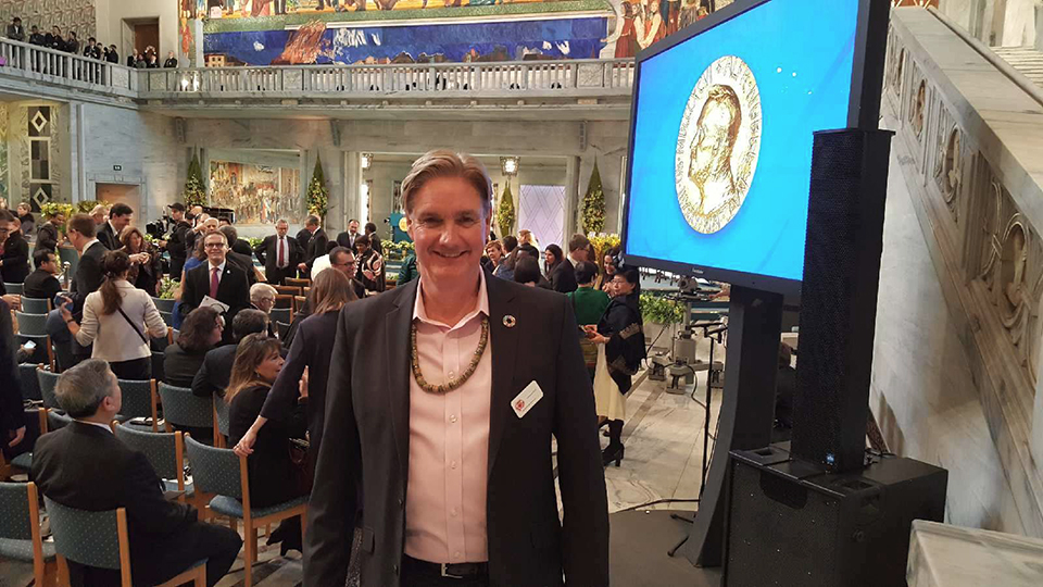 Lawrence Ford 2017 Nobel Peace Prize 1